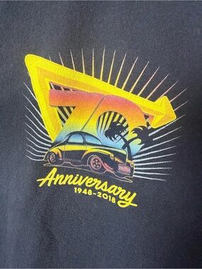 In-N-Out Burger 70th Anniversary 2018 T Shirt Large Graphic Y2K Car Culture Retr